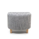 Contemporary Tub Tweed Chair & Stool Set by Lavishway | Bedroom Chairs-27301