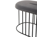 Turin Velvet Fabric Upholstery Bench by Lavishway | Benches & Storage Benches-23623