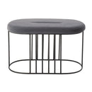 Turin Velvet Fabric Upholstery Bench by Lavishway | Benches & Storage Benches-23621