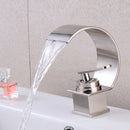 C Shaped Copper Waterfall Bathroom Tap by Lavishway | Bathroom Faucet-49211