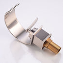 C Shaped Copper Waterfall Bathroom Tap by Lavishway | Bathroom Faucet-49222