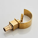C Shaped Copper Waterfall Bathroom Tap by Lavishway | Bathroom Faucet-49220