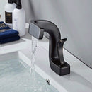 Curved Neck Copper Waterfall Bathroom Tap by Lavishway | Bathroom Faucet-49037