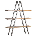 Draftsman Solid Pine Display Shelf by Lavishway | Bookcases & Shelves-40118
