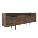 Unit 3 Doors Sideboard in Walnut & Black by Lavishway | Sideboards-41377