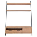 Swellegant Oak Bookcase and TV Unit by Lavishway | TV Units Cabinets-36618