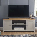 Two Tone 2 Door TV Cabinet in Oak by Lavishway | TV Units Cabinets-43123
