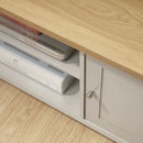 Two Tone 2 Door TV Cabinet in Oak by Lavishway | TV Units Cabinets-43126