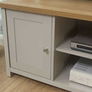 Two Tone 2 Door TV Cabinet in Oak by Lavishway | TV Units Cabinets-43127