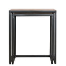 Swellegant Oak Finish Nest Of 2 Table by Lavishway | Nest of Tables-32393