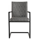 Diamond Stitch Carver Dining Chair Set of 2 by Lavishway | Dining Chairs-31320