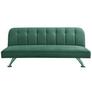 Brighton Crushed Velvet Upholstered Sofa Bed by Lavishway | Velvet Sofa-37832