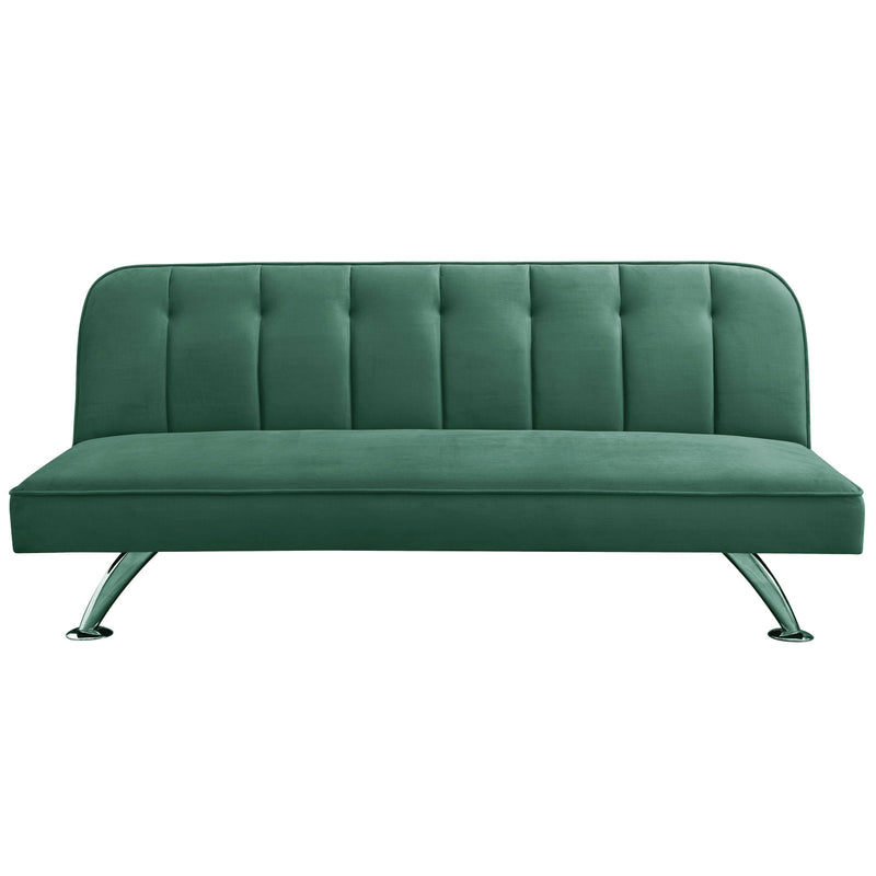 Brighton Crushed Velvet Upholstered Sofa Bed by Lavishway | Velvet Sofa-37832