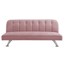 Brighton Crushed Velvet Upholstered Sofa Bed by Lavishway | Velvet Sofa-37826