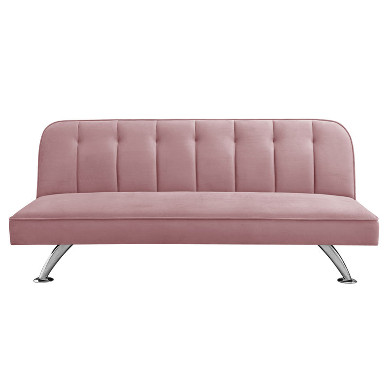 Brighton Crushed Velvet Upholstered Sofa Bed by Lavishway | Velvet Sofa-37826