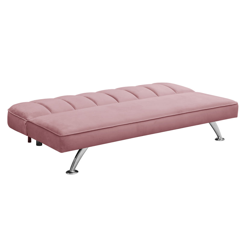 Brighton Crushed Velvet Upholstered Sofa Bed by Lavishway | Velvet Sofa-37827