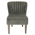 Bella Upholstered Velvet Occasional Chair by Lavishway | Bedroom Chairs-37855