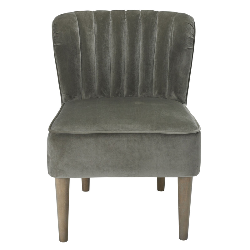 Bella Upholstered Velvet Occasional Chair by Lavishway | Bedroom Chairs-37855