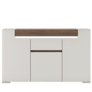 Toronto Oak 3 Door Combi Modern Sideboard by Lavishway | Sideboards-44563