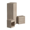 Delta Oak Effect 3 Piece Bedroom Set by Lavishway | Chest Of Drawers-35543
