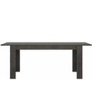 Zingaro Dining Table with 4 White Chairs by Lavishway | Dining Table Set-42347