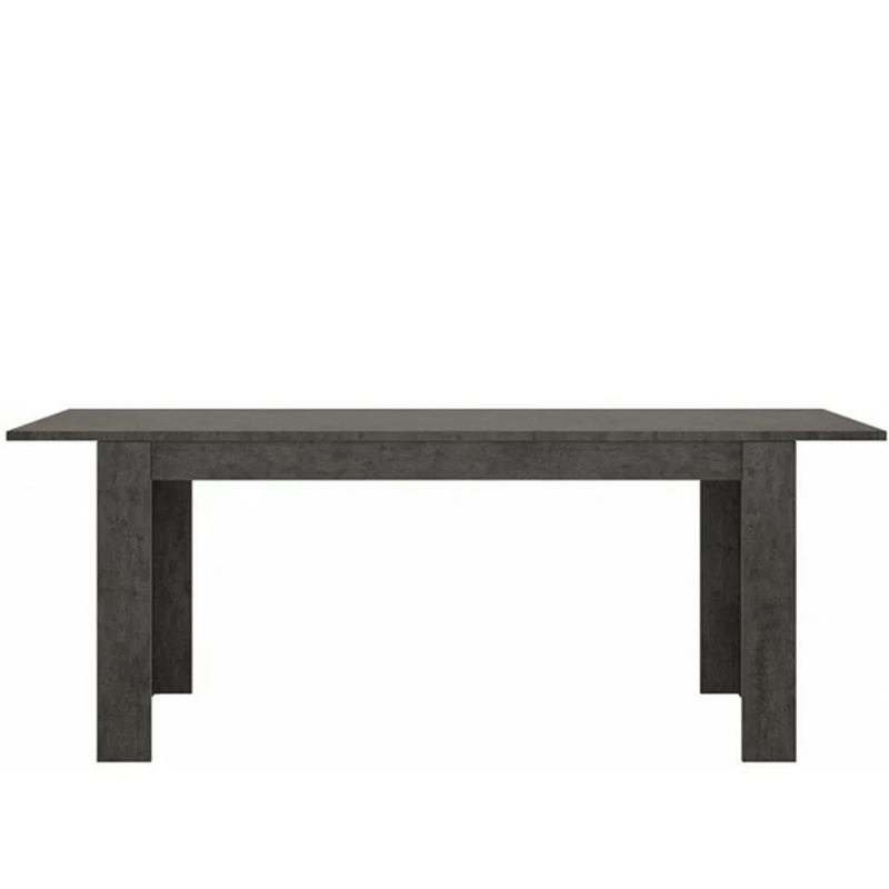 Zingaro Dining Table with 4 White Chairs by Lavishway | Dining Table Set-42347