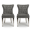 Lionhead Velvet Accent Chair in Pair by Lavishway | Bedroom Chairs-27219