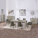 Gilroy Pattern Top Solid Wood Dining Table by Lavishway | Dining Tables-25250