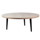 Mia Decent Coffee Table With Black Metal Legs by Lavishway | Coffee Tables-23099