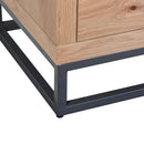 Swellegant Oak Finish Large TV Unit by Lavishway | TV Units Cabinets-32405