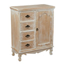 Provence Oak Finish 1 Door 4 Drawer Sideboard by Lavishway | Sideboards-28404