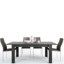 Zingaro Dining Table with 6 Brown Chairs by Lavishway | Dining Table Set-42358