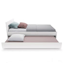 Novi Modern Alpine Wooden White Bed by Lavishway | Wooden Beds-41747