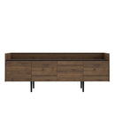 Unit 3 Doors Sideboard in Walnut & Black by Lavishway | Sideboards-41376