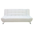 Vogue Upholstered Faux Leather Sofa Bed by Lavishway | Sofa Beds-37773