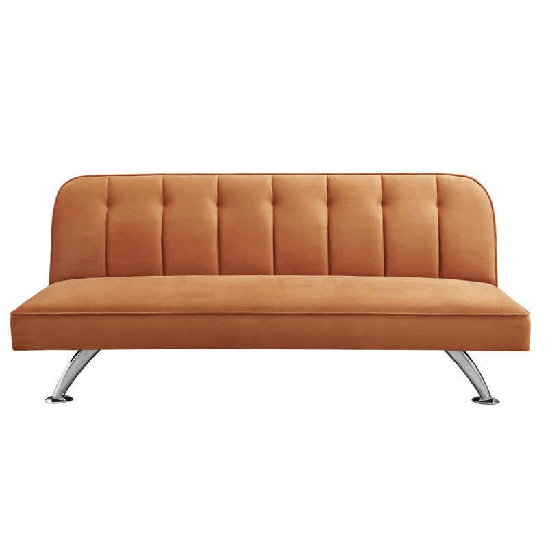 Brighton Crushed Velvet Upholstered Sofa Bed by Lavishway | Velvet Sofa-37835