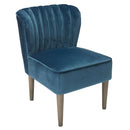 Bella Upholstered Velvet Occasional Chair by Lavishway | Bedroom Chairs-37853