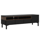 Roomers Black and Walnut TV Unit by Lavishway | TV Units Cabinets-41206