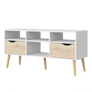 Oslo 2 Drawers 4 Shelves TV Unit by Lavishway | TV Units Cabinets-41813