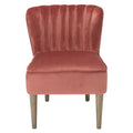 Bella Upholstered Velvet Occasional Chair by Lavishway | Bedroom Chairs-37849