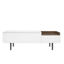Unit 2 Drawers Sideboard in White & Walnut by Lavishway | Sideboards-41368
