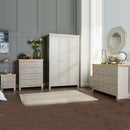 Oak Finish Bedroom Set in Grey by Lavishway | Chest Of Drawers-39437