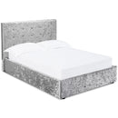 Rimine Crushed Velvet Double Bed by Lavishway | Ottoman Beds-38042