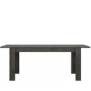 Zingaro Dining Table with 6 Brown Chairs by Lavishway | Dining Table Set-42359