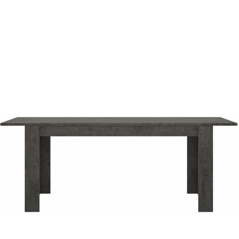 Zingaro Dining Table with 6 Brown Chairs by Lavishway | Dining Table Set-42359