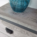 2 Door Grey Shoe Storage Cupboard With Drawer by Lavishway | Shoe Cabinets-43253