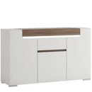 Toronto Oak 3 Door Combi Modern Sideboard by Lavishway | Sideboards-44560