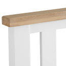 Tattershall Oak Top White Bed Frame by Lavishway | Wooden Beds-35977