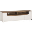 Toledo Oak & High Gloss Wide TV Unit by Lavishway | TV Units Cabinets-44173