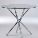 Casa Contemporary Glass Top Dining Table by Lavishway | Dining Tables-37971